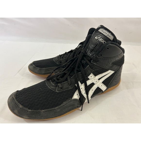 Asics Other - Asics‎ Shoes Mens Size 10 Matflex Wrestling Boxing Black lace up F460523